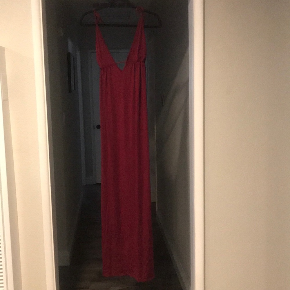 NWT Wet Seal Burgundy Maxi Dress